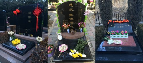 春节期间祭扫活动